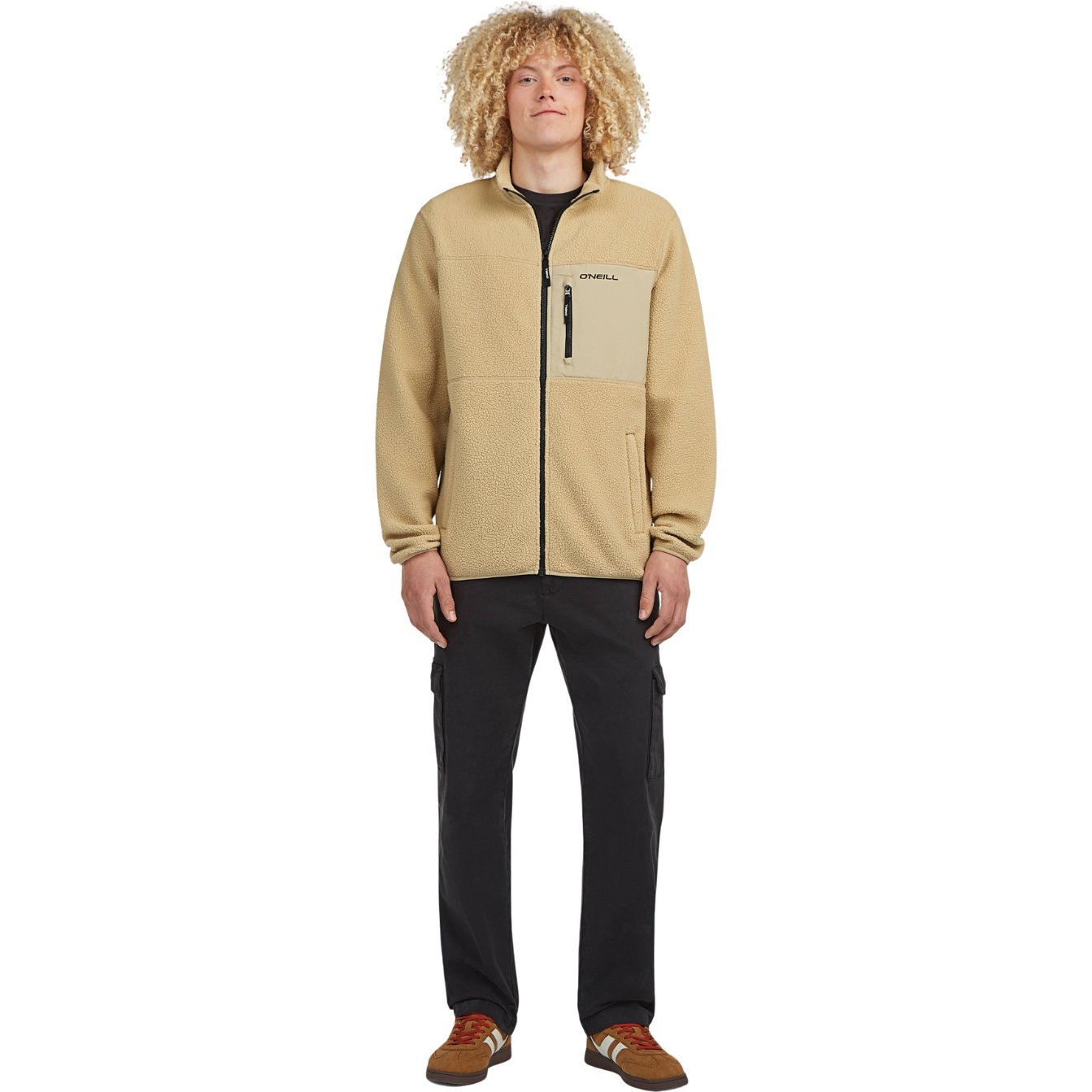 2026 O'Neill Mens Must-Have High Pile Full Zip Fleece 2350154 - Olive Blush